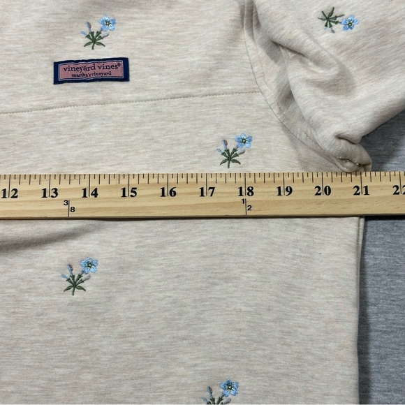 Vineyard Vines Martha's Vineyard Fleece 1/4 Zip Pullover XL embroidered Preppy - Picture 8 of 14